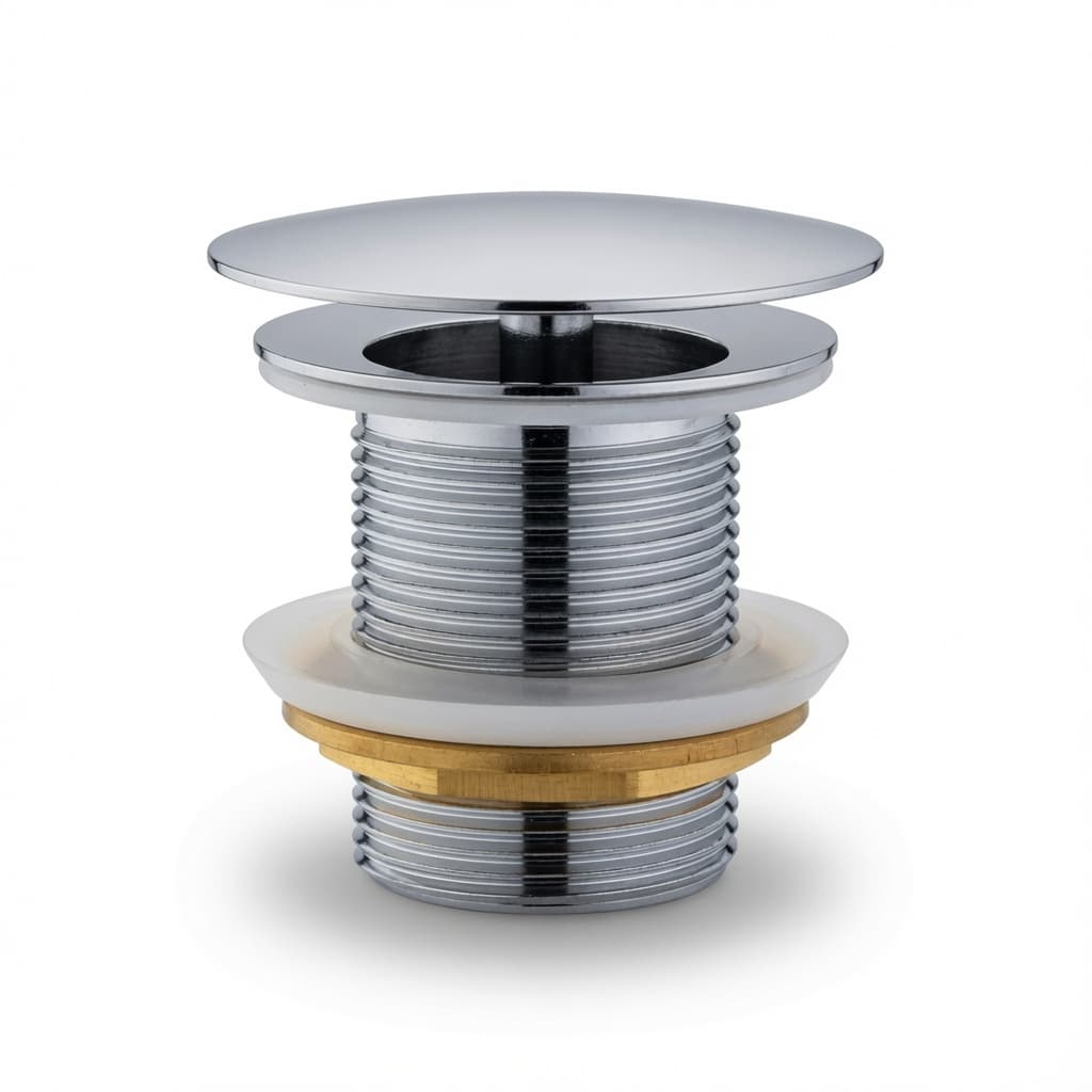 Chrome siphon, view 2