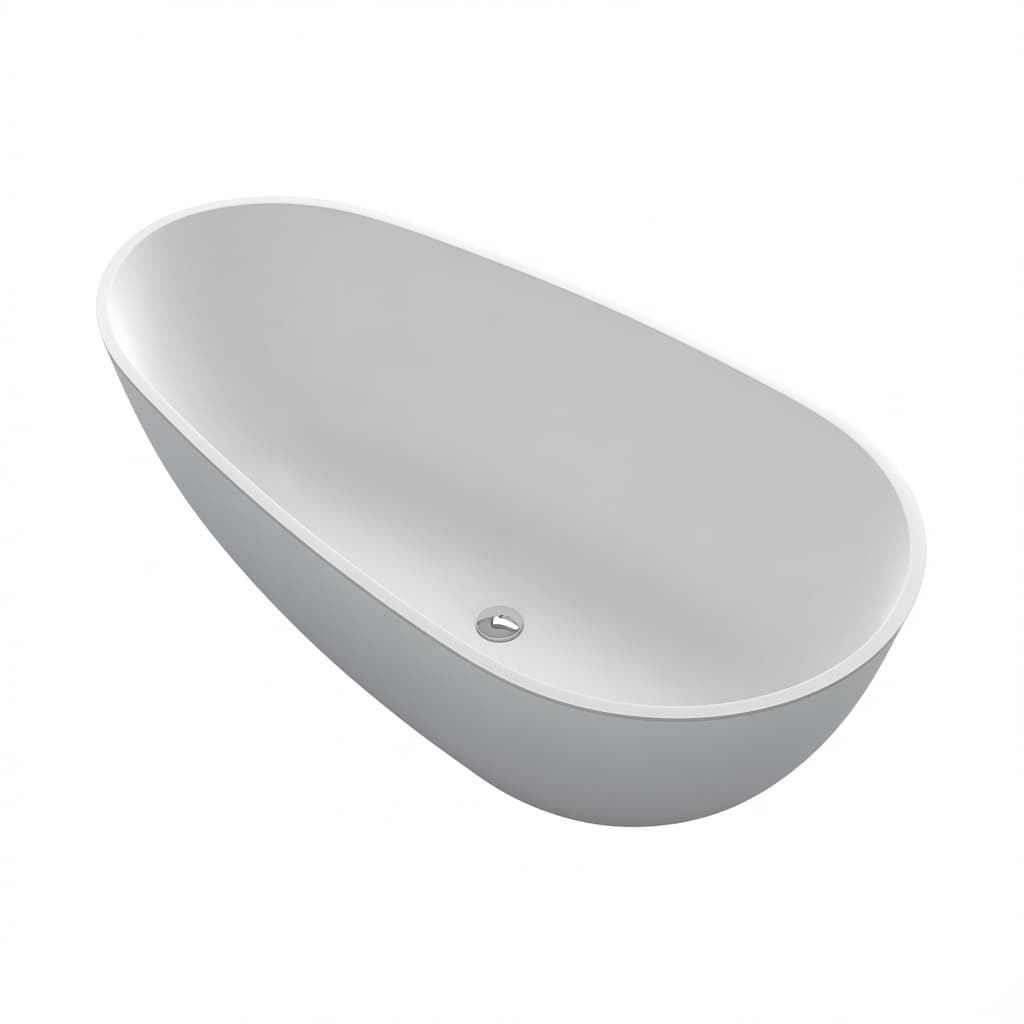 Maui 160, Freistehende Badewanne aus Acrylguss